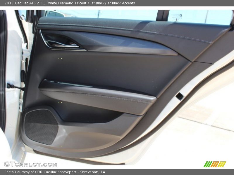 White Diamond Tricoat / Jet Black/Jet Black Accents 2013 Cadillac ATS 2.5L