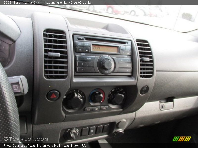 Avalanche White / Steel/Graphite 2008 Nissan Xterra X 4x4