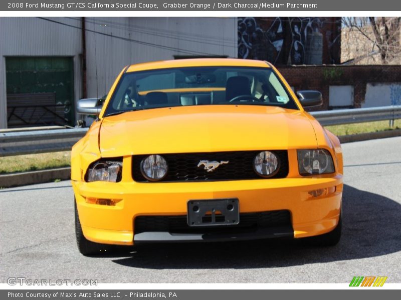Grabber Orange / Dark Charcoal/Medium Parchment 2008 Ford Mustang GT/CS California Special Coupe