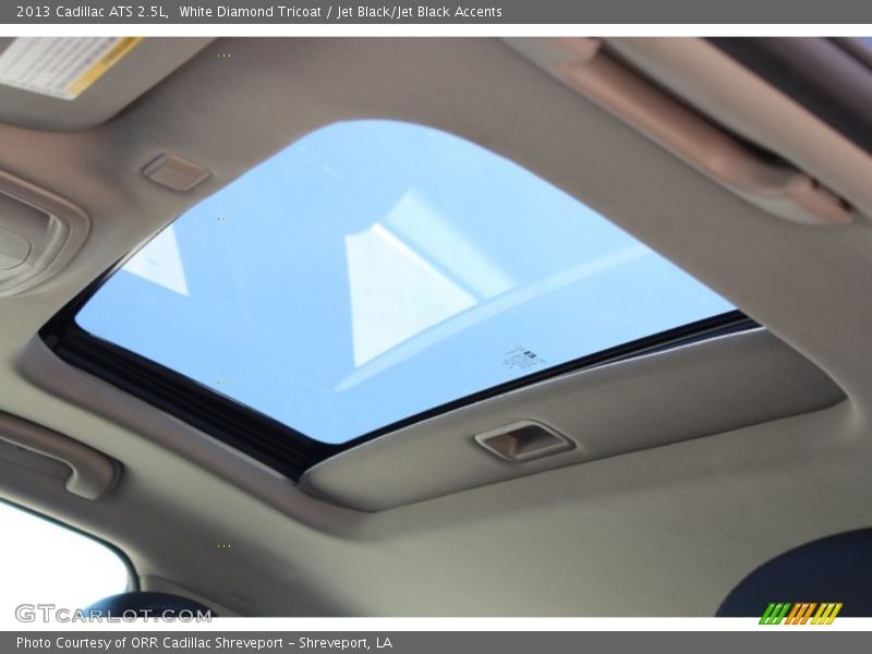 White Diamond Tricoat / Jet Black/Jet Black Accents 2013 Cadillac ATS 2.5L