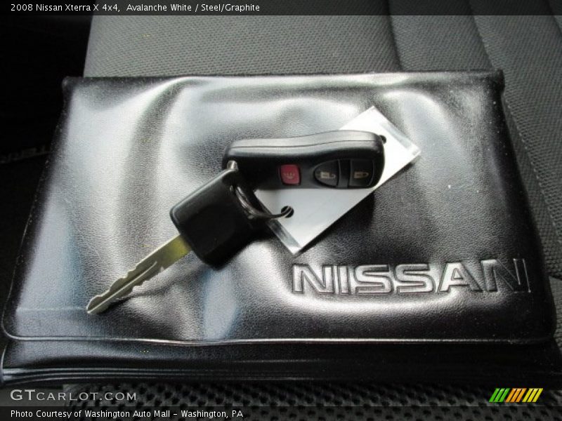 Avalanche White / Steel/Graphite 2008 Nissan Xterra X 4x4