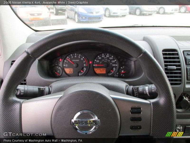 Avalanche White / Steel/Graphite 2008 Nissan Xterra X 4x4