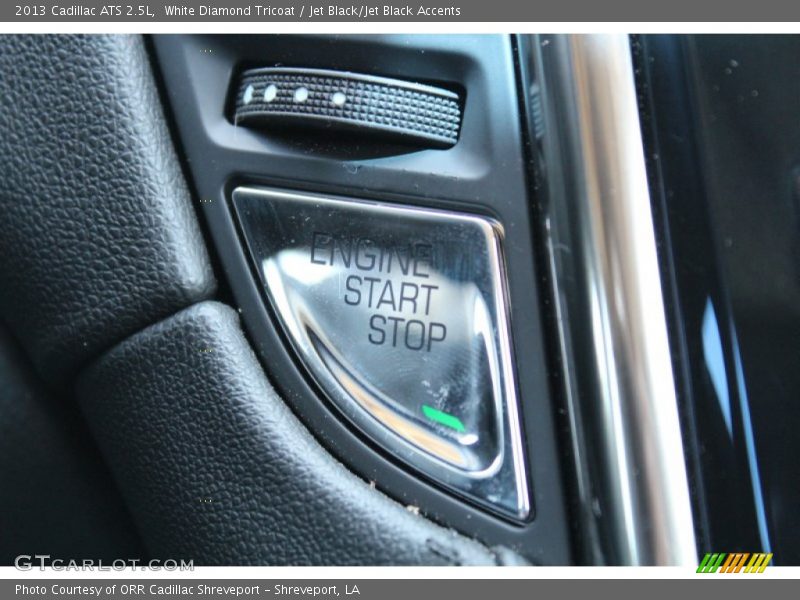 White Diamond Tricoat / Jet Black/Jet Black Accents 2013 Cadillac ATS 2.5L