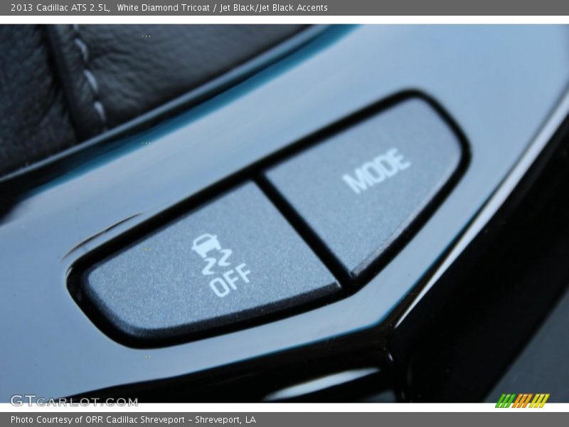 White Diamond Tricoat / Jet Black/Jet Black Accents 2013 Cadillac ATS 2.5L
