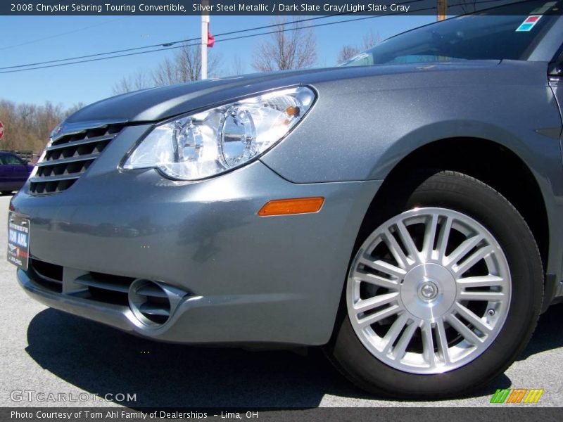 Silver Steel Metallic / Dark Slate Gray/Light Slate Gray 2008 Chrysler Sebring Touring Convertible
