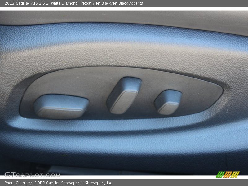 White Diamond Tricoat / Jet Black/Jet Black Accents 2013 Cadillac ATS 2.5L