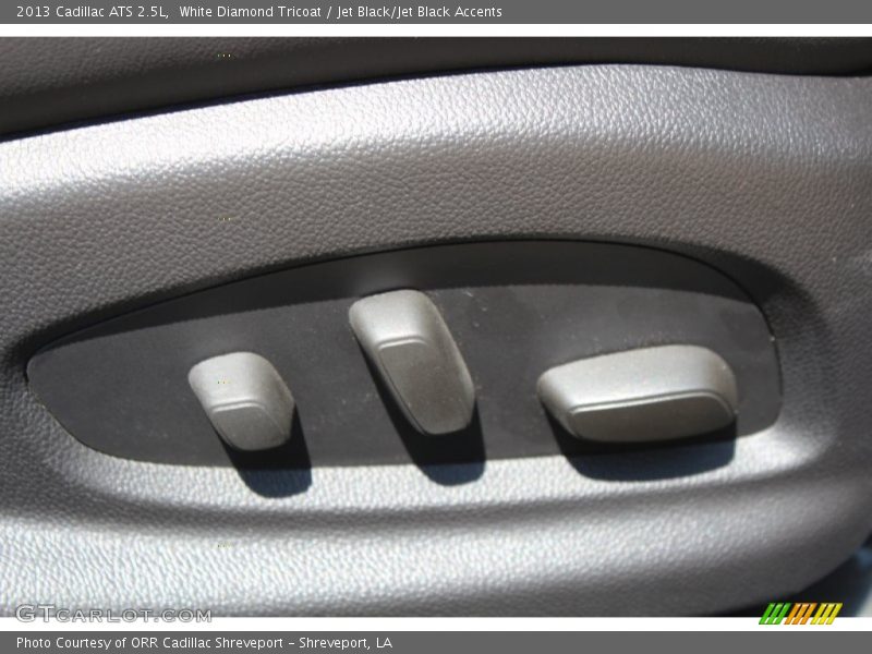 White Diamond Tricoat / Jet Black/Jet Black Accents 2013 Cadillac ATS 2.5L