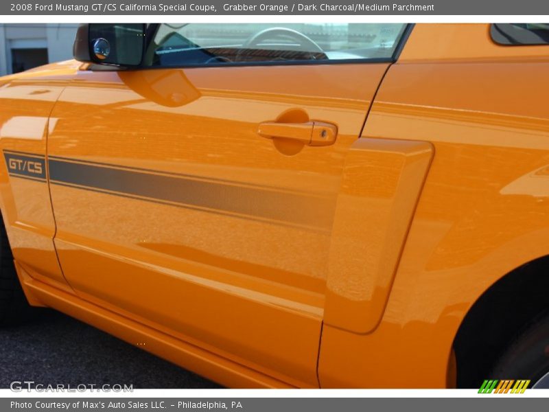 Grabber Orange / Dark Charcoal/Medium Parchment 2008 Ford Mustang GT/CS California Special Coupe