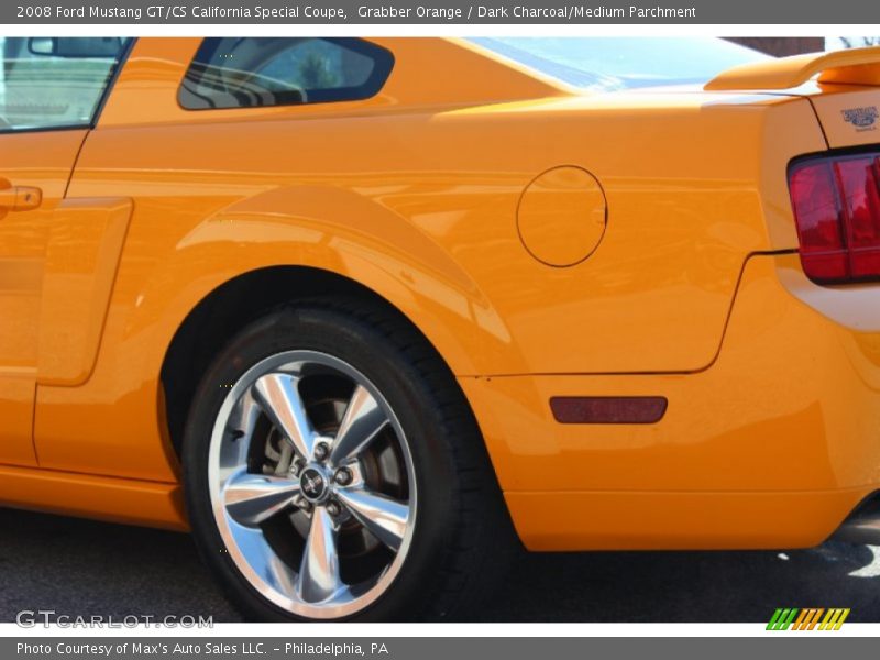 Grabber Orange / Dark Charcoal/Medium Parchment 2008 Ford Mustang GT/CS California Special Coupe