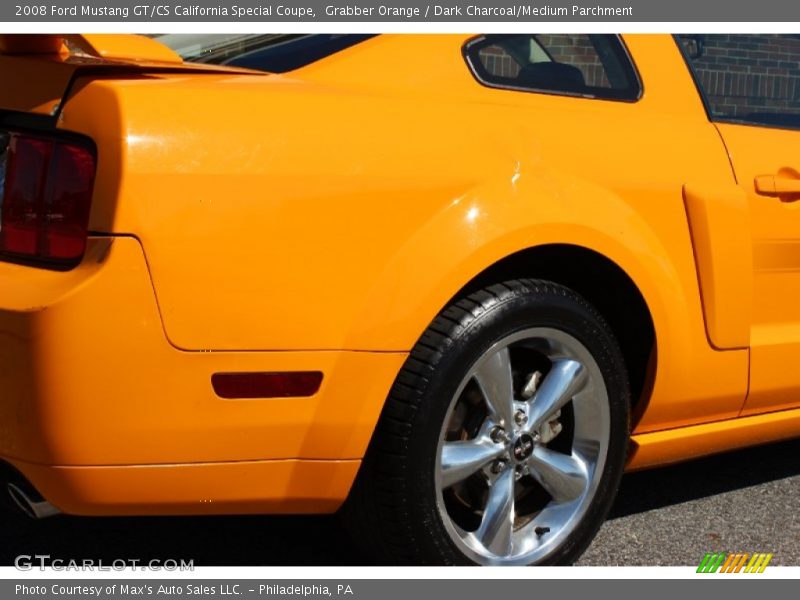 Grabber Orange / Dark Charcoal/Medium Parchment 2008 Ford Mustang GT/CS California Special Coupe
