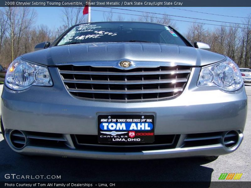 Silver Steel Metallic / Dark Slate Gray/Light Slate Gray 2008 Chrysler Sebring Touring Convertible