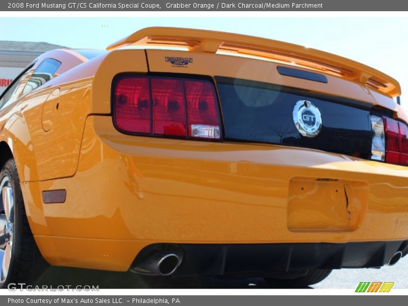 Grabber Orange / Dark Charcoal/Medium Parchment 2008 Ford Mustang GT/CS California Special Coupe