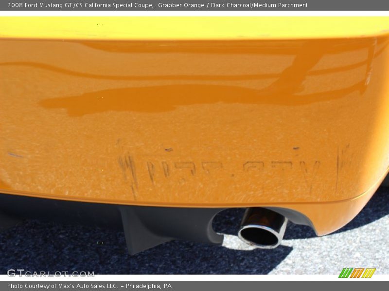 Grabber Orange / Dark Charcoal/Medium Parchment 2008 Ford Mustang GT/CS California Special Coupe