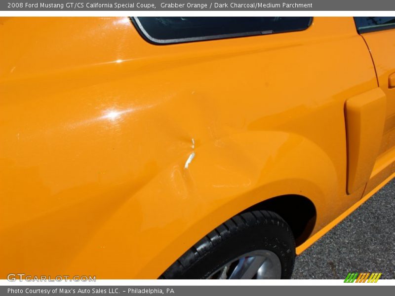 Grabber Orange / Dark Charcoal/Medium Parchment 2008 Ford Mustang GT/CS California Special Coupe