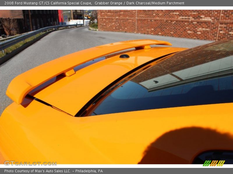 Grabber Orange / Dark Charcoal/Medium Parchment 2008 Ford Mustang GT/CS California Special Coupe