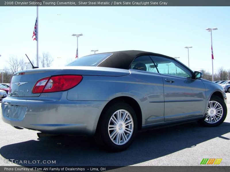 Silver Steel Metallic / Dark Slate Gray/Light Slate Gray 2008 Chrysler Sebring Touring Convertible