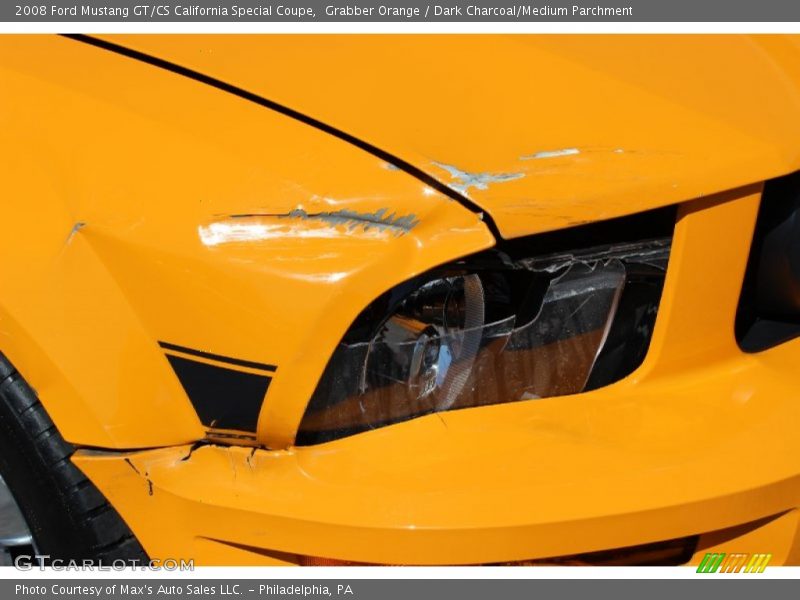 Grabber Orange / Dark Charcoal/Medium Parchment 2008 Ford Mustang GT/CS California Special Coupe