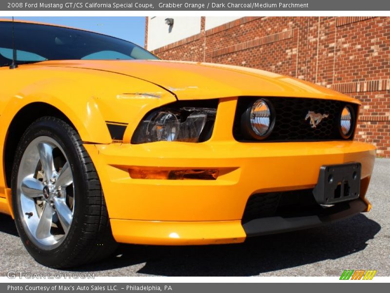 Grabber Orange / Dark Charcoal/Medium Parchment 2008 Ford Mustang GT/CS California Special Coupe