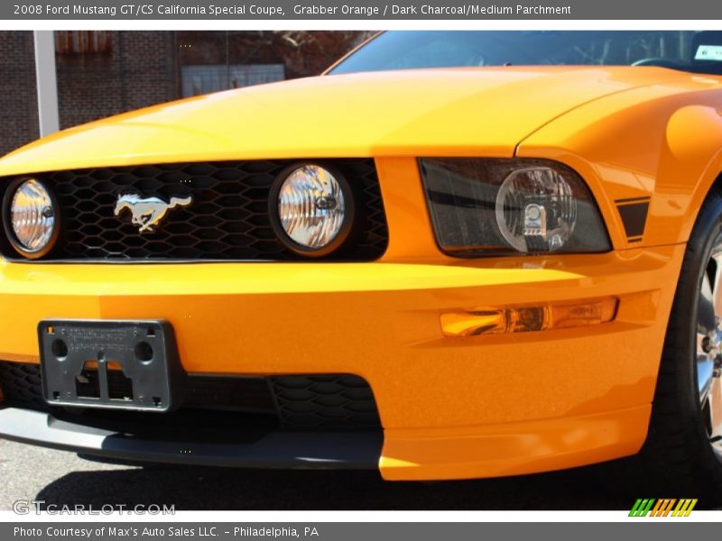 Grabber Orange / Dark Charcoal/Medium Parchment 2008 Ford Mustang GT/CS California Special Coupe
