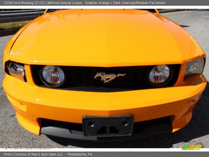 Grabber Orange / Dark Charcoal/Medium Parchment 2008 Ford Mustang GT/CS California Special Coupe