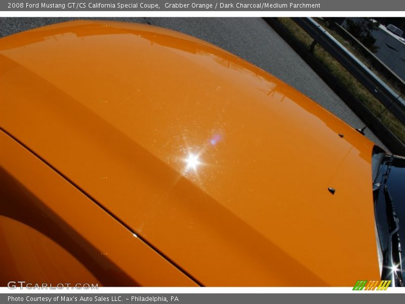 Grabber Orange / Dark Charcoal/Medium Parchment 2008 Ford Mustang GT/CS California Special Coupe