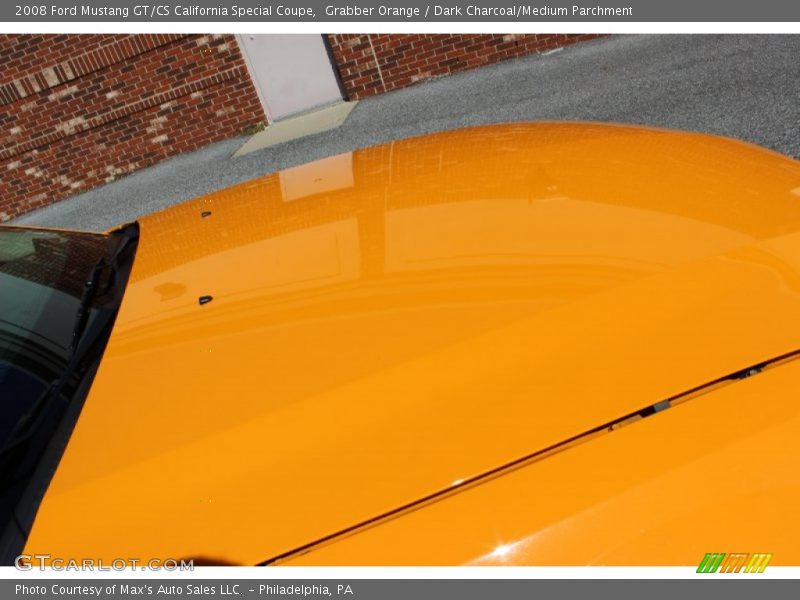 Grabber Orange / Dark Charcoal/Medium Parchment 2008 Ford Mustang GT/CS California Special Coupe