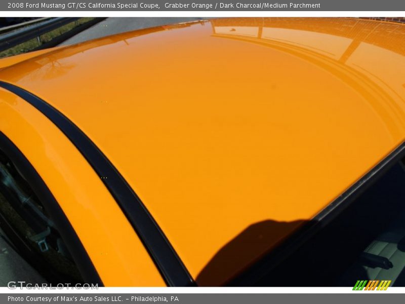 Grabber Orange / Dark Charcoal/Medium Parchment 2008 Ford Mustang GT/CS California Special Coupe
