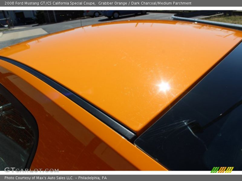 Grabber Orange / Dark Charcoal/Medium Parchment 2008 Ford Mustang GT/CS California Special Coupe