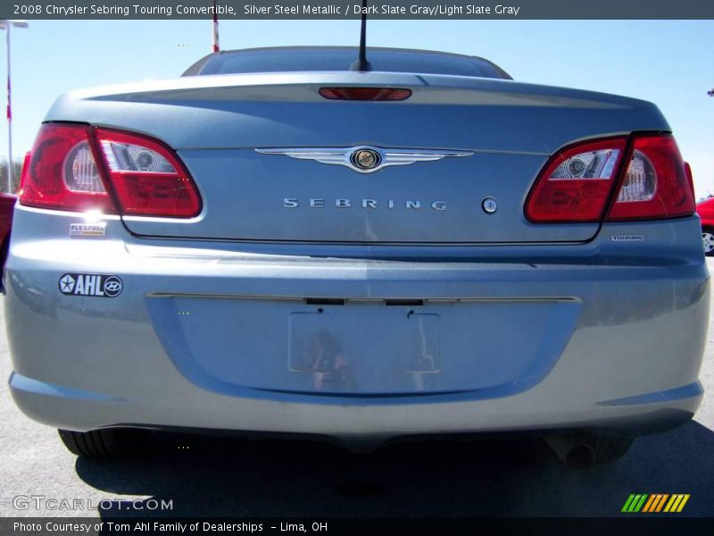 Silver Steel Metallic / Dark Slate Gray/Light Slate Gray 2008 Chrysler Sebring Touring Convertible