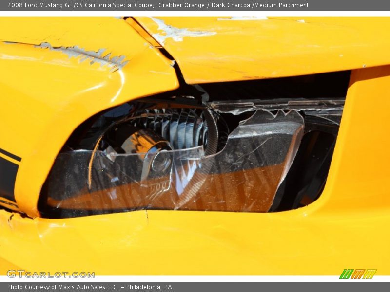 Grabber Orange / Dark Charcoal/Medium Parchment 2008 Ford Mustang GT/CS California Special Coupe