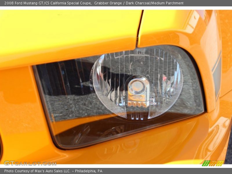 Grabber Orange / Dark Charcoal/Medium Parchment 2008 Ford Mustang GT/CS California Special Coupe