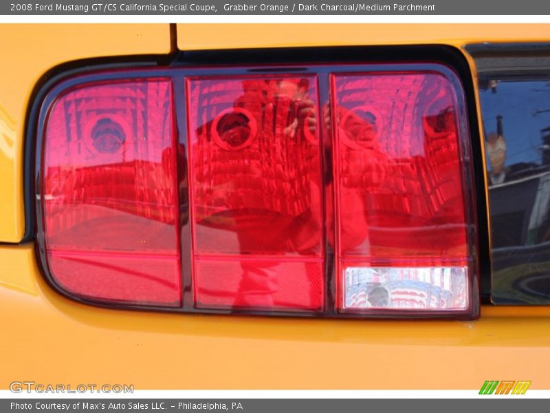 Grabber Orange / Dark Charcoal/Medium Parchment 2008 Ford Mustang GT/CS California Special Coupe