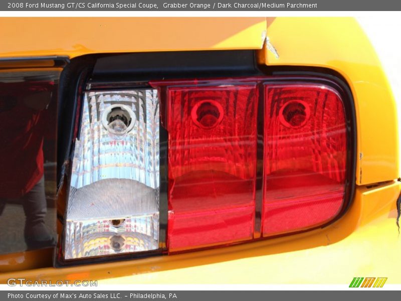 Grabber Orange / Dark Charcoal/Medium Parchment 2008 Ford Mustang GT/CS California Special Coupe