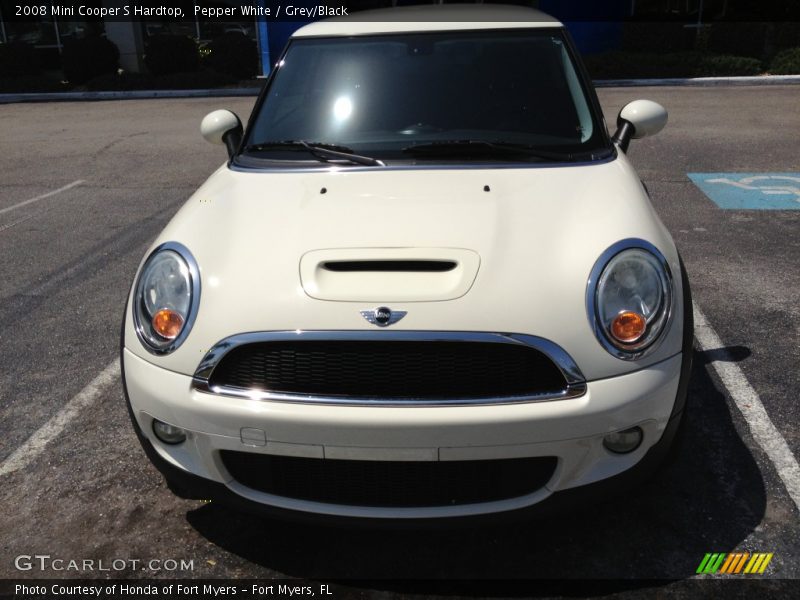 Pepper White / Grey/Black 2008 Mini Cooper S Hardtop