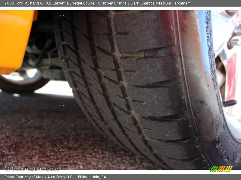 Grabber Orange / Dark Charcoal/Medium Parchment 2008 Ford Mustang GT/CS California Special Coupe