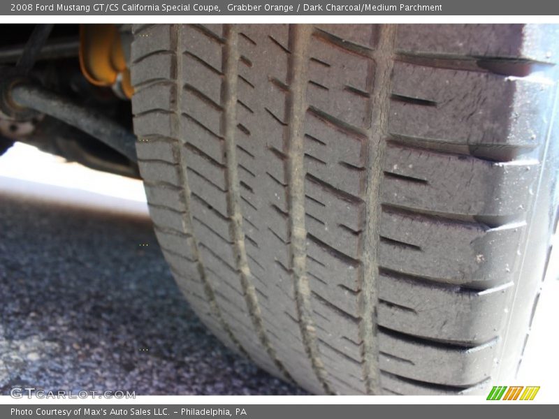Grabber Orange / Dark Charcoal/Medium Parchment 2008 Ford Mustang GT/CS California Special Coupe