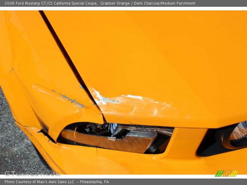 Grabber Orange / Dark Charcoal/Medium Parchment 2008 Ford Mustang GT/CS California Special Coupe