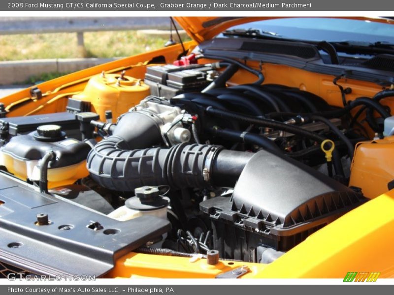 Grabber Orange / Dark Charcoal/Medium Parchment 2008 Ford Mustang GT/CS California Special Coupe