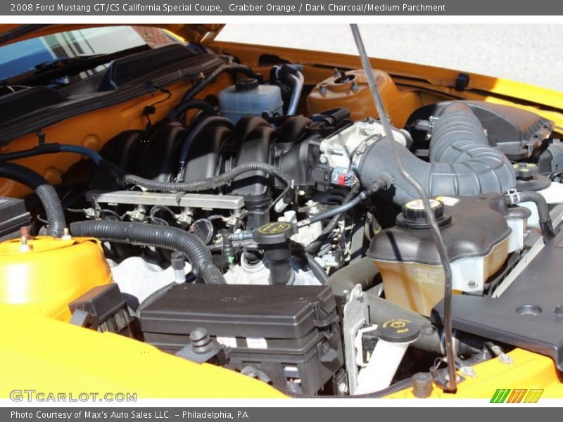 Grabber Orange / Dark Charcoal/Medium Parchment 2008 Ford Mustang GT/CS California Special Coupe