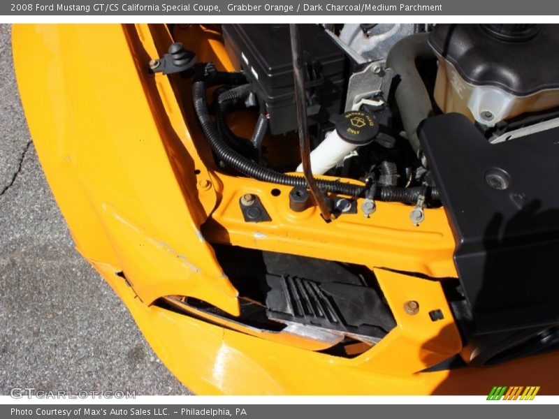 Grabber Orange / Dark Charcoal/Medium Parchment 2008 Ford Mustang GT/CS California Special Coupe