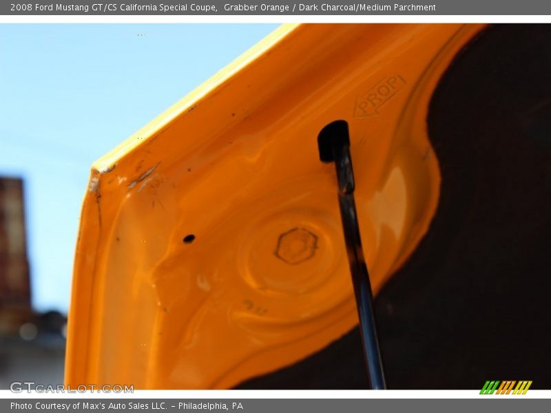 Grabber Orange / Dark Charcoal/Medium Parchment 2008 Ford Mustang GT/CS California Special Coupe