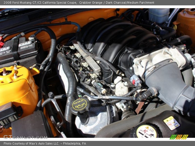 Grabber Orange / Dark Charcoal/Medium Parchment 2008 Ford Mustang GT/CS California Special Coupe