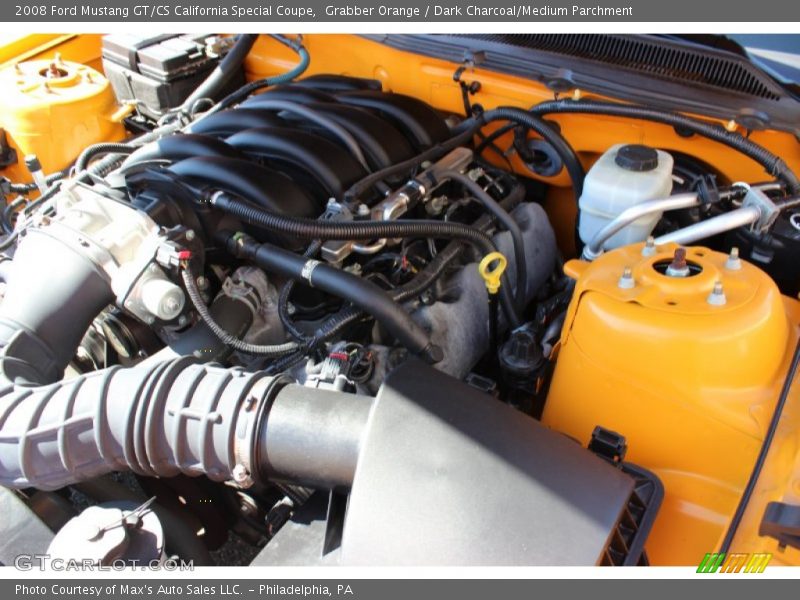 Grabber Orange / Dark Charcoal/Medium Parchment 2008 Ford Mustang GT/CS California Special Coupe
