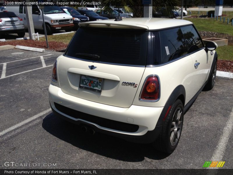 Pepper White / Grey/Black 2008 Mini Cooper S Hardtop