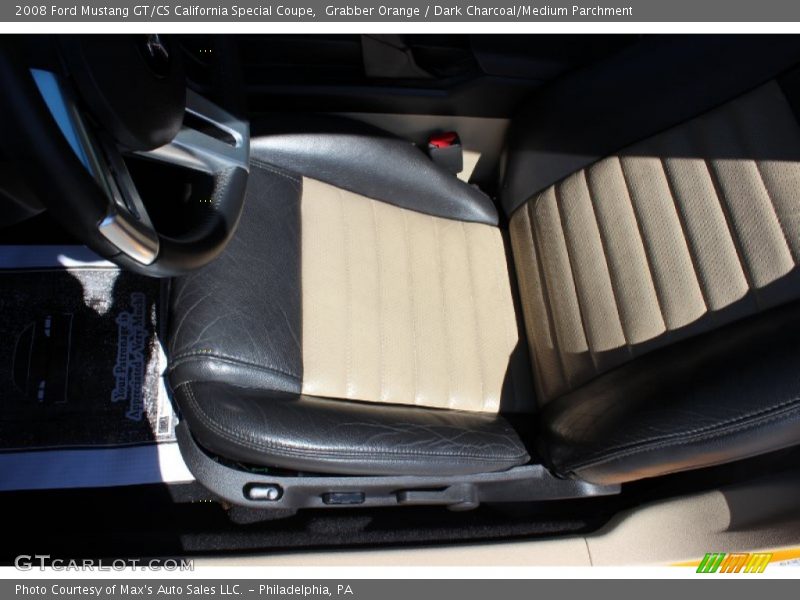 Grabber Orange / Dark Charcoal/Medium Parchment 2008 Ford Mustang GT/CS California Special Coupe