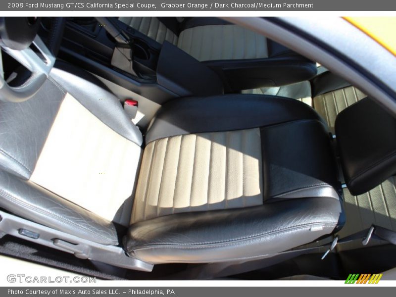 Grabber Orange / Dark Charcoal/Medium Parchment 2008 Ford Mustang GT/CS California Special Coupe
