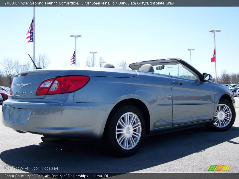 Silver Steel Metallic / Dark Slate Gray/Light Slate Gray 2008 Chrysler Sebring Touring Convertible