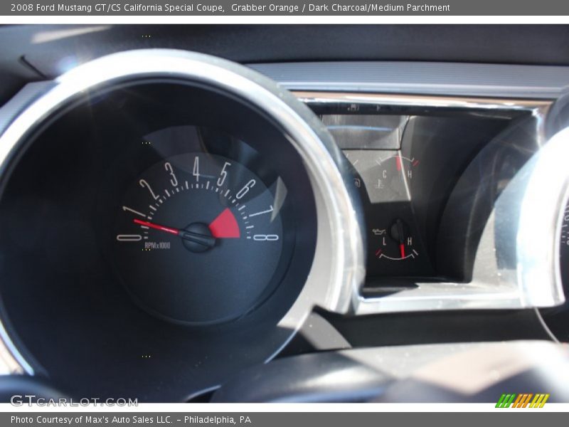 Grabber Orange / Dark Charcoal/Medium Parchment 2008 Ford Mustang GT/CS California Special Coupe