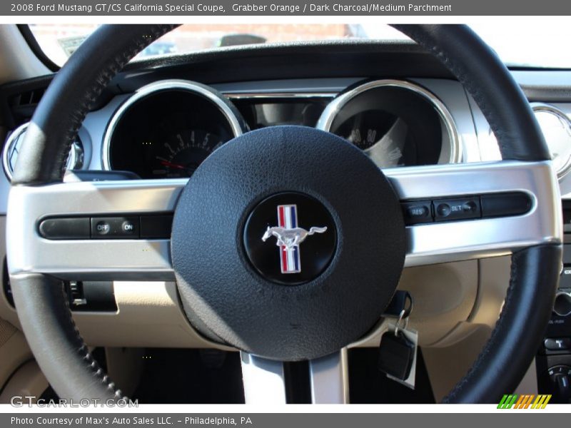 Grabber Orange / Dark Charcoal/Medium Parchment 2008 Ford Mustang GT/CS California Special Coupe