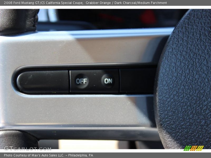 Grabber Orange / Dark Charcoal/Medium Parchment 2008 Ford Mustang GT/CS California Special Coupe